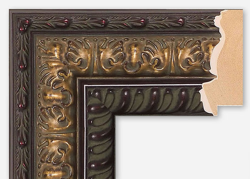 3" Mahogany/Gold