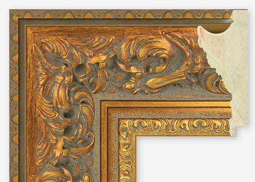 4" Antique Gold