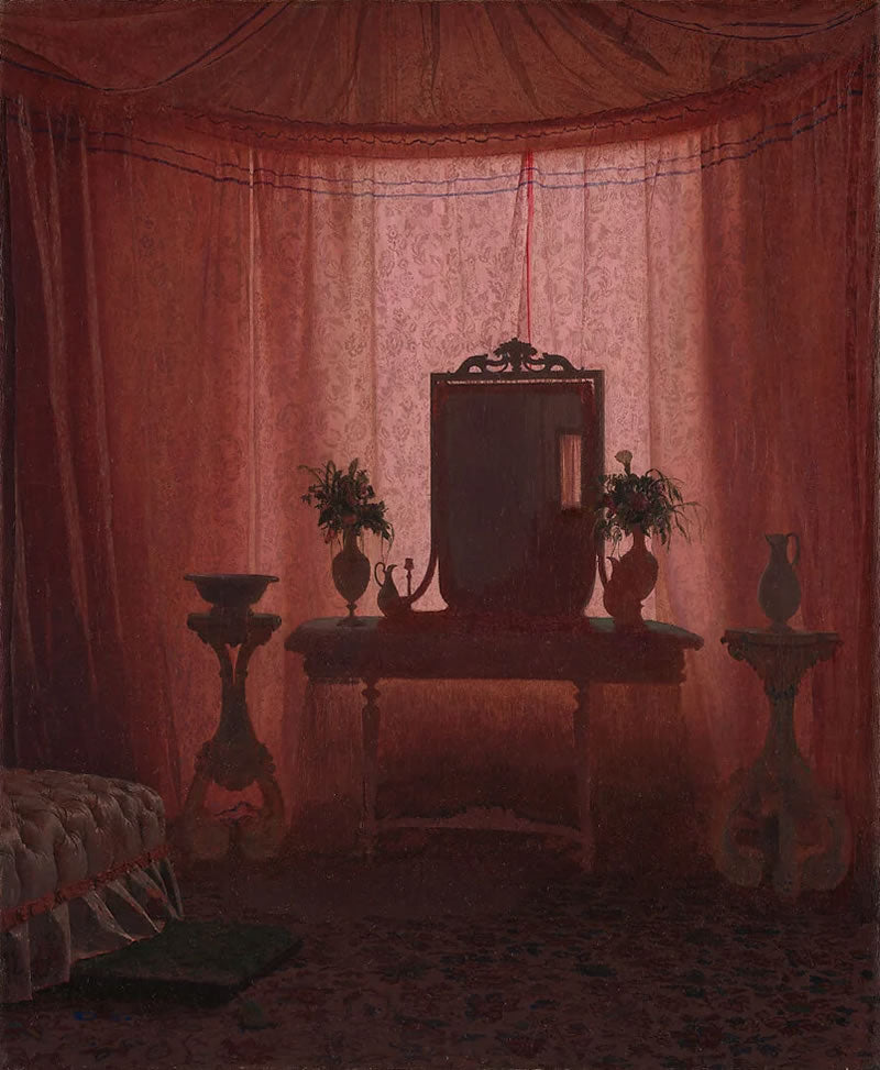A Bedroom in Bernstorff Palace near Copenhagen