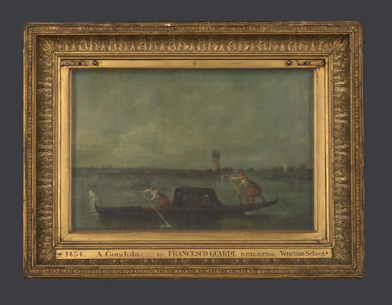 A Gondola on the Lagoon near Mestre