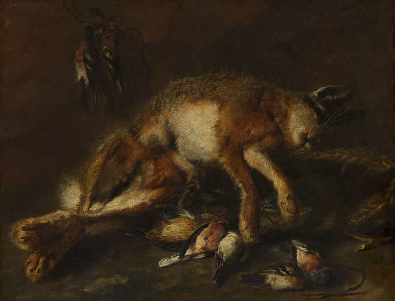 A Hare and Birds