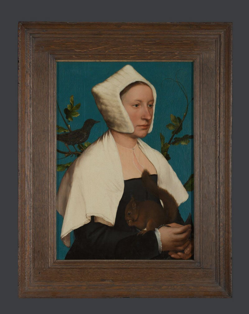 A Lady with a Squirrel and a Starling (Anne Lovell?)