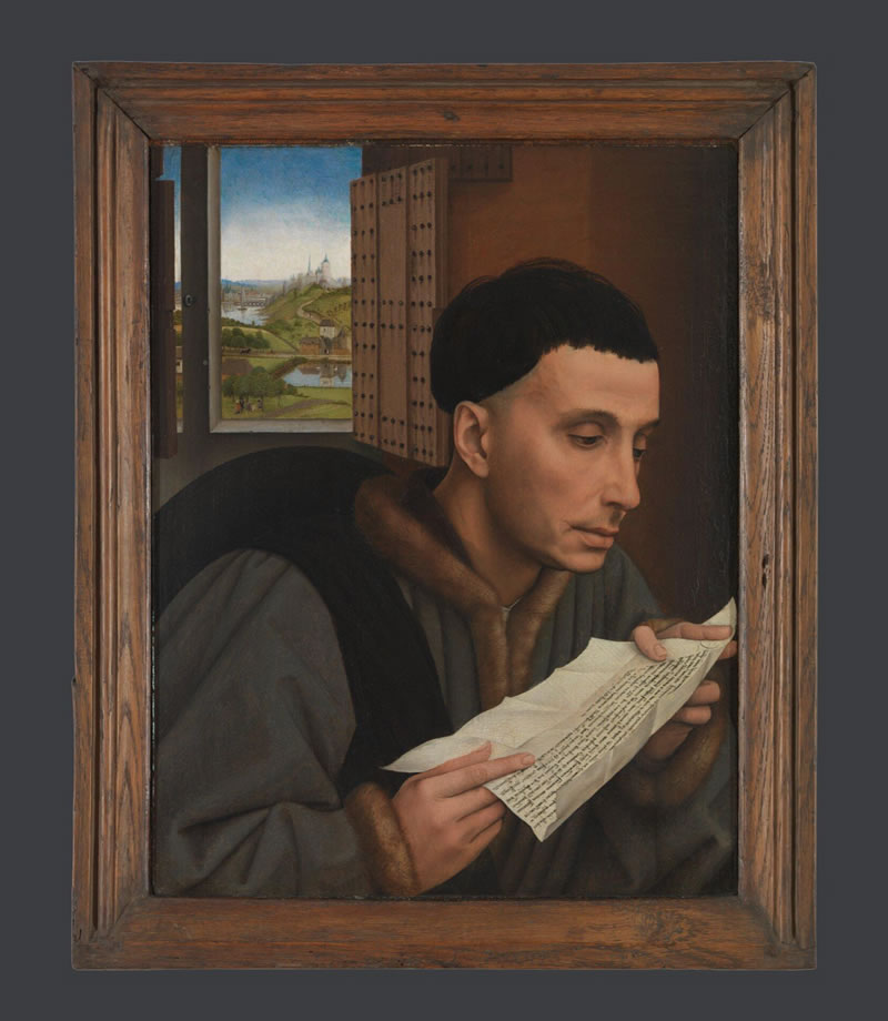 A Man Reading Saint Ivo
