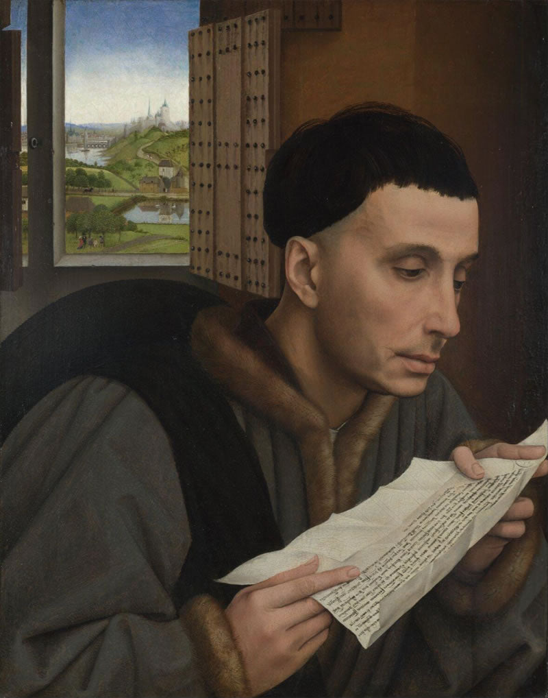 A Man Reading Saint Ivo