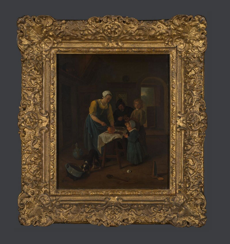 A Peasant Family at Meal-time ('Grace before Meat')