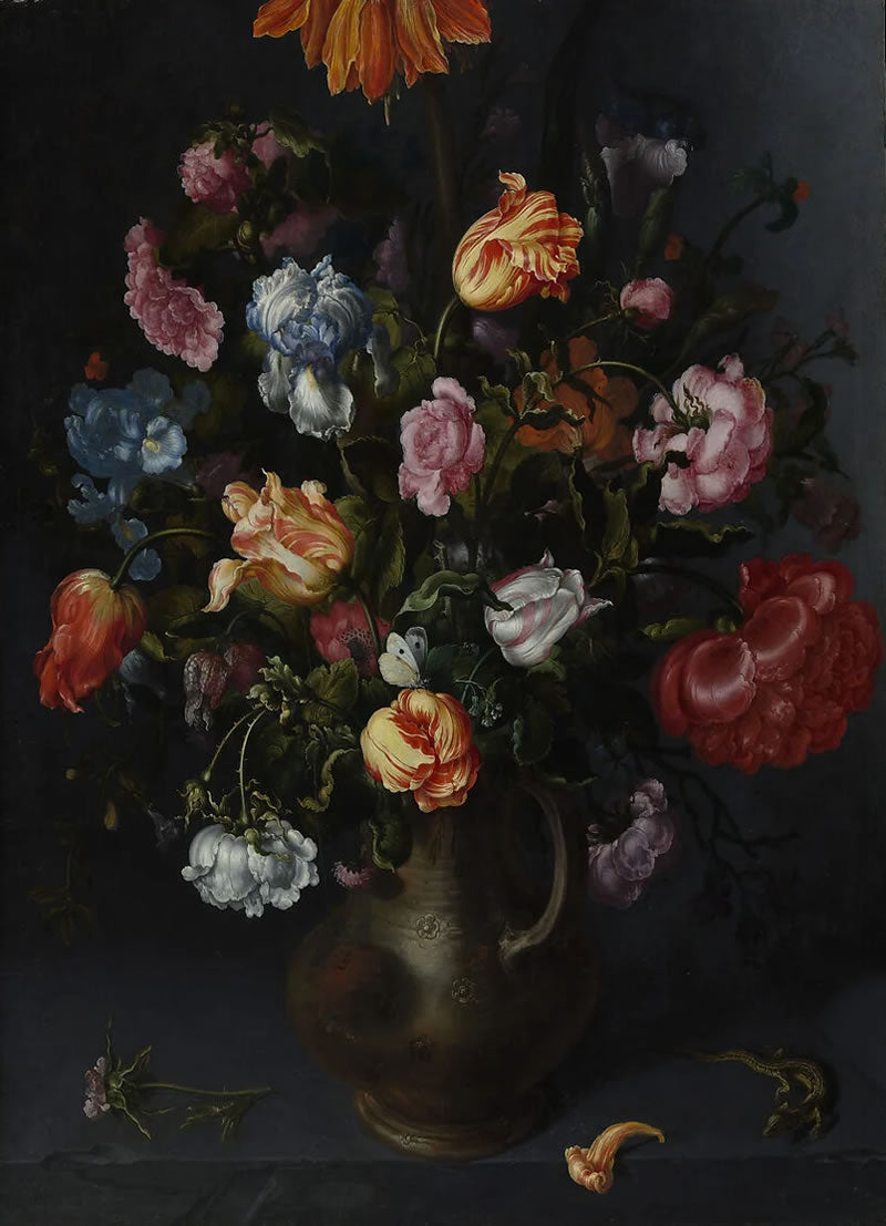A Vase with Flowers