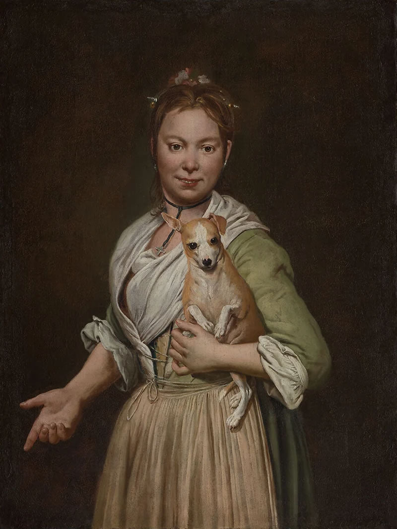 A Woman with a Dog