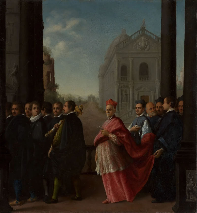 A Cardinal's Procession