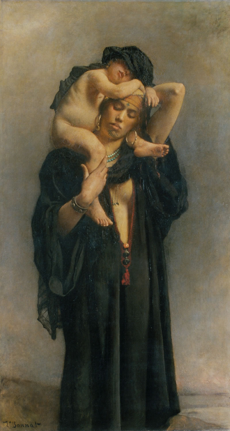 An Egyptian Peasant Woman and Her Child