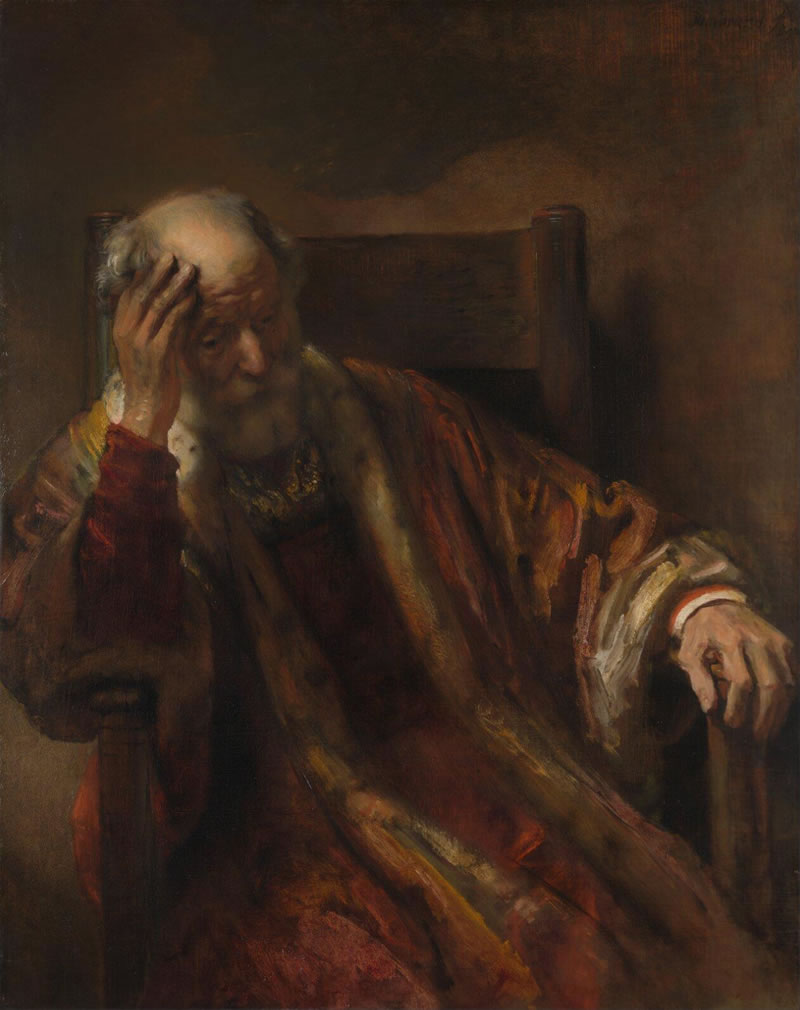 An Old Man in an Armchair