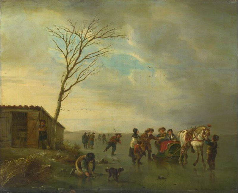 A Scene on the Ice