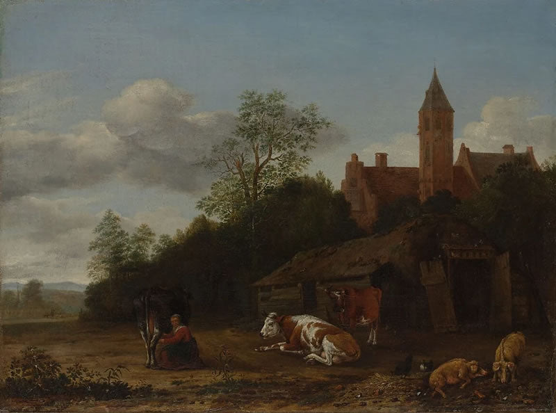 Barnyard Scene