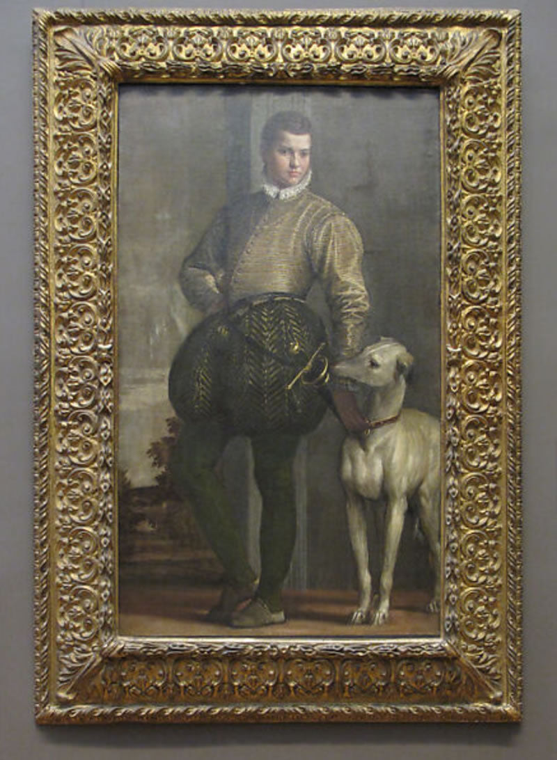 Boy with a Greyhound