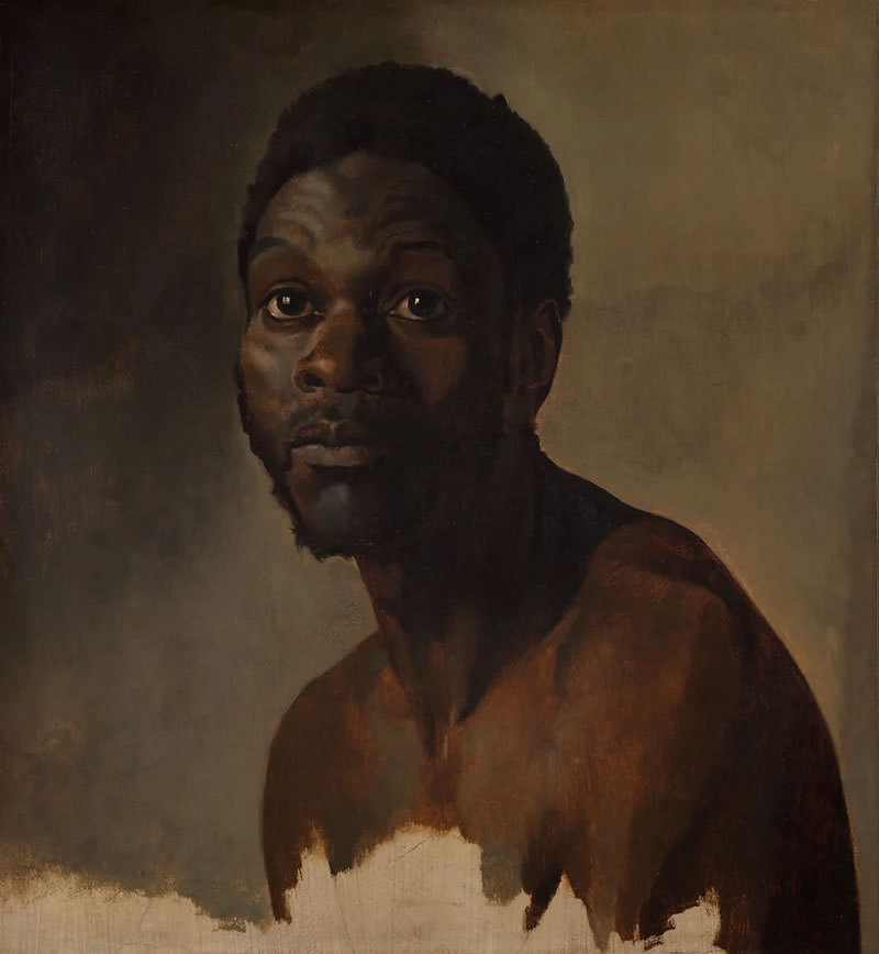 Bust-Length Study of a Man