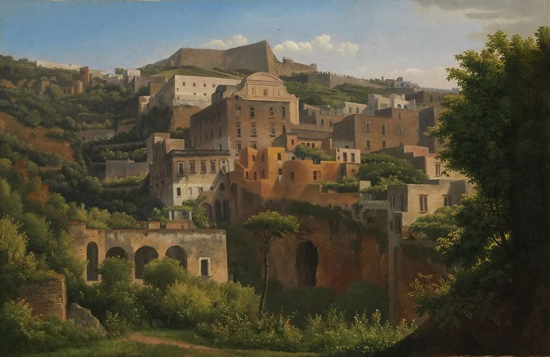 Castel Sant'Elmo from Chiaia, Naples