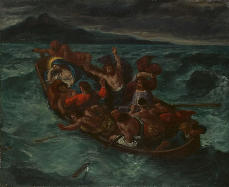 Christ Asleep during the Tempest