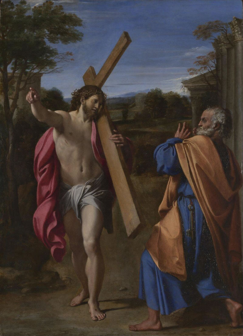 Christ appearing to Saint Peter on the Appian Way (Domine, Quo Vadis)