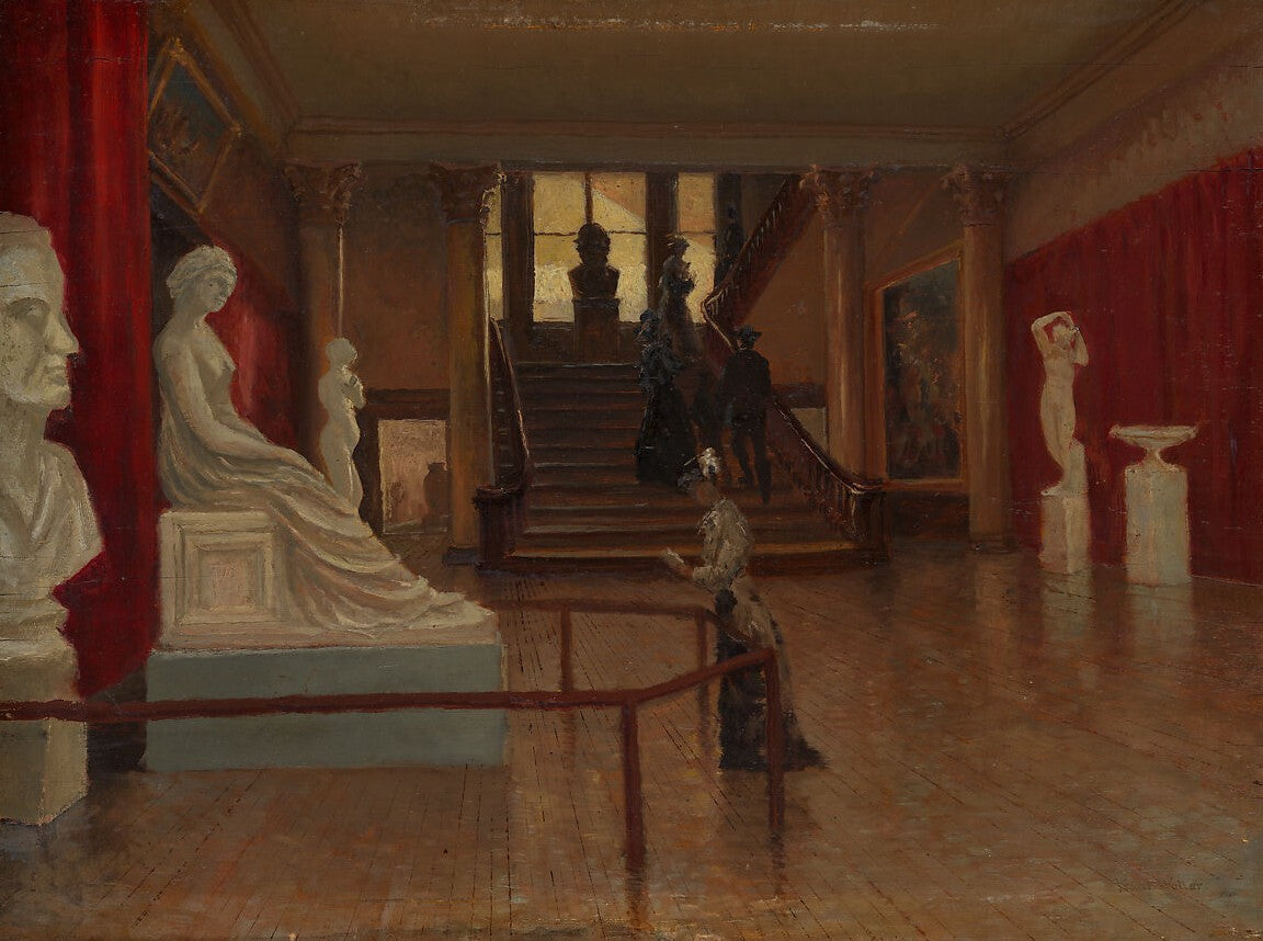 Entrance Hall of the Metropolitan Museum of Art when in Fourteenth Street