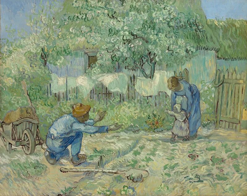 First Steps, after Millet