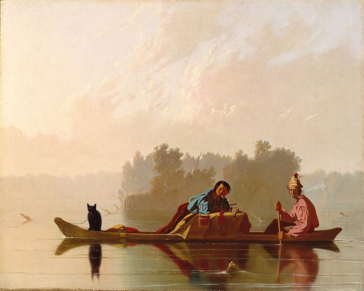 Fur Traders Descending the Missouri