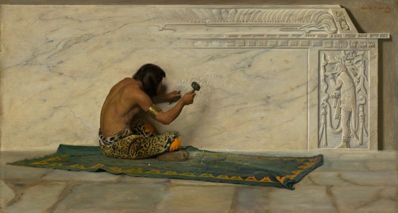 An Aztec Sculptor