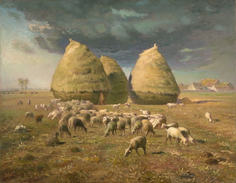 Haystacks: Autumn
