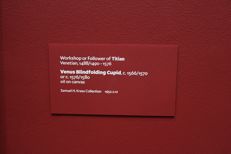 Venus Blindfolding Cupid