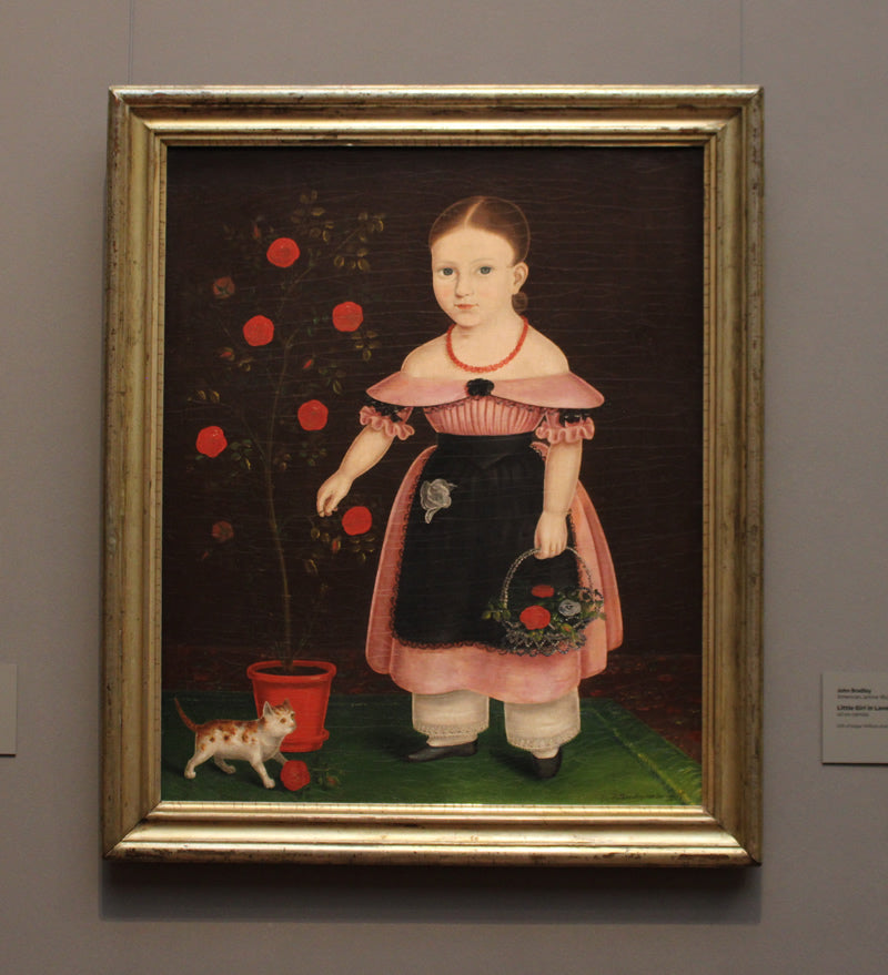 Little Girl in Lavender