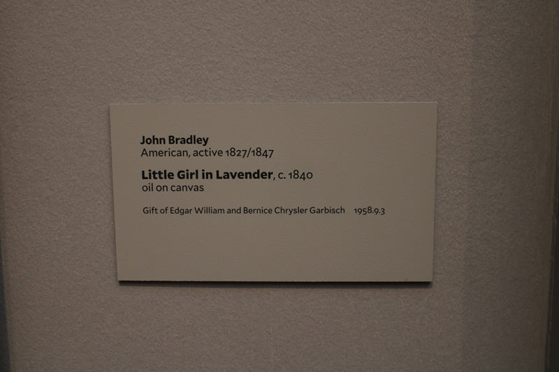 Little Girl in Lavender