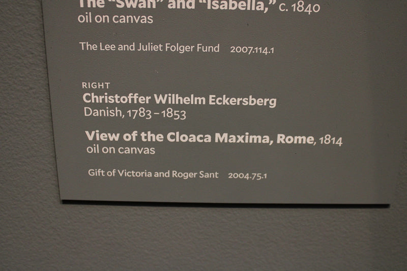 View of the Cloaca Maxima, Rome