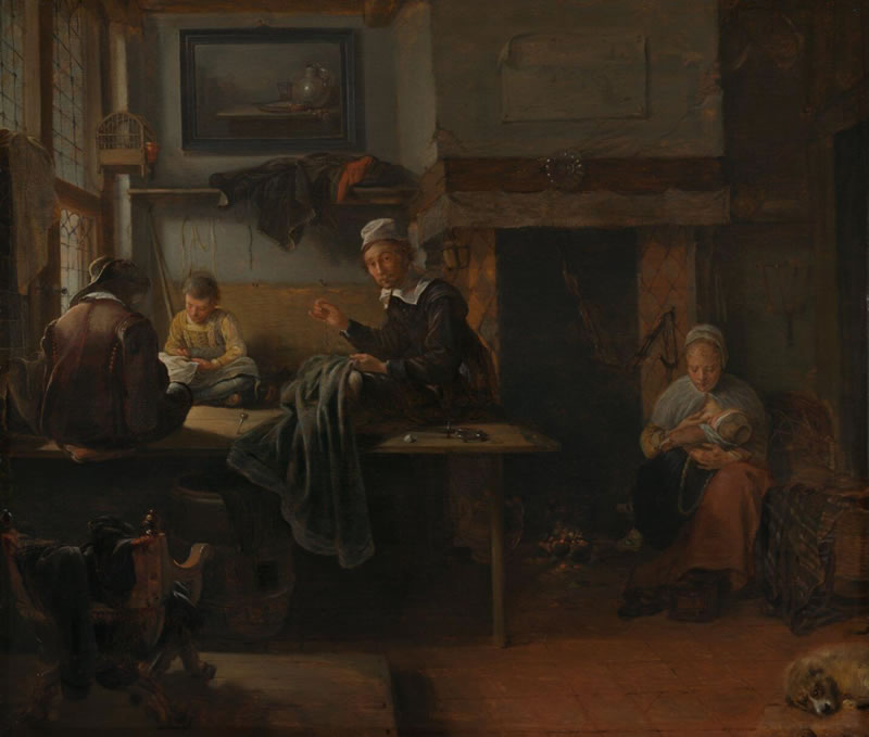 Interior of a Tailor's Shop