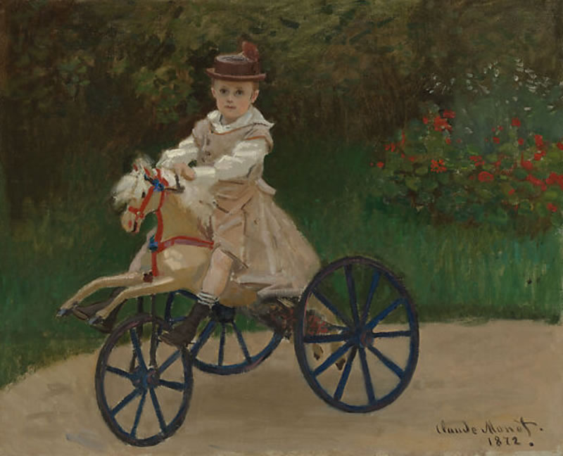 Jean Monet (1867–1914) on His Hobby Horse