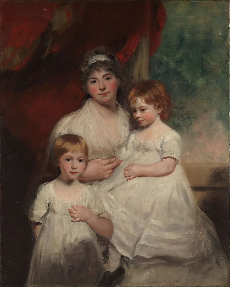 Mrs. John Garden (Ann Garden, 1769–1842) and Her Children, John (1796–1854) and Ann Margaret (born 1793)