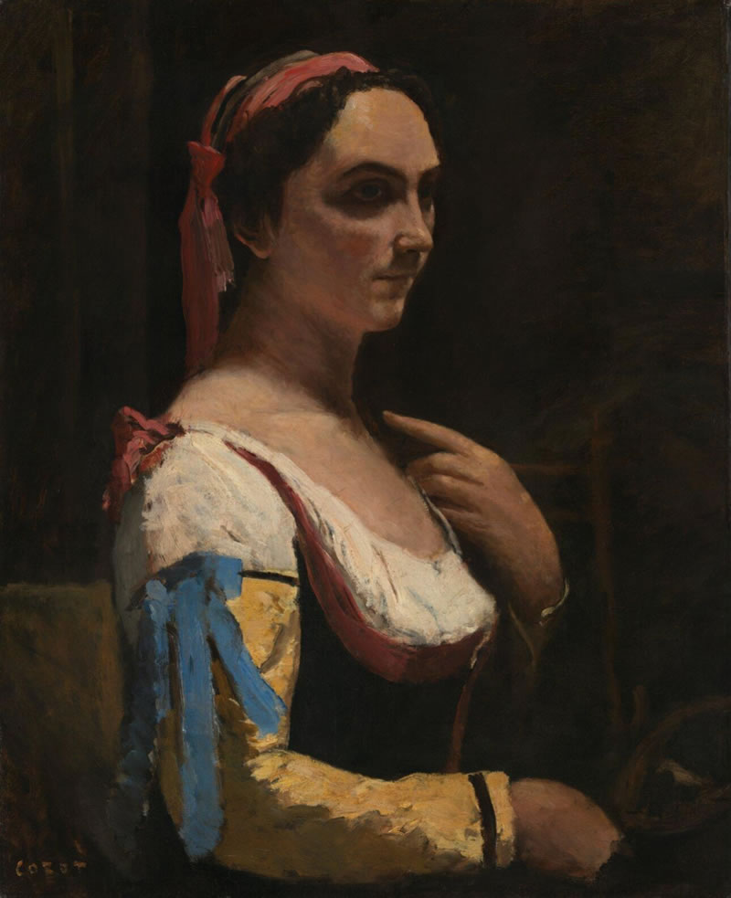 Italian Woman, or Woman with Yellow Sleeve (L'Italienne)