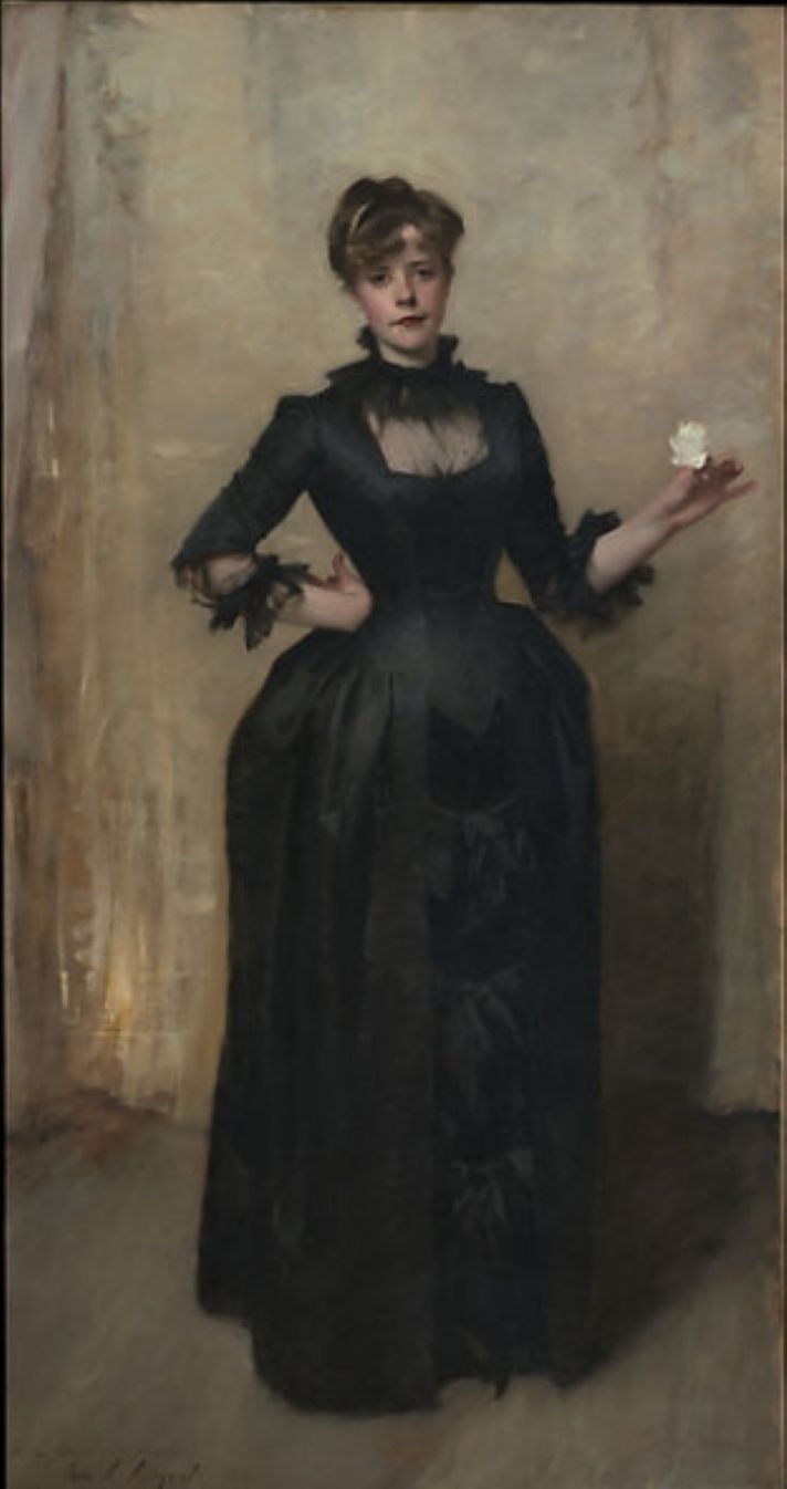 Lady with the Rose (Charlotte Louise Burckhardt)