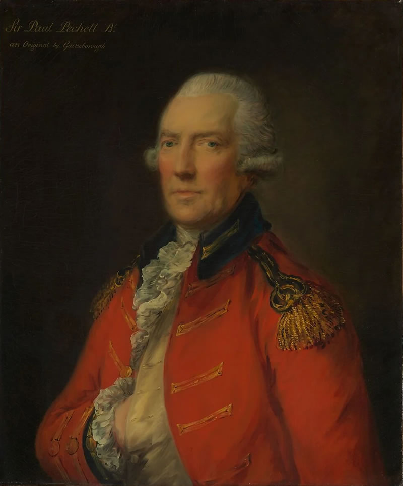 Lieutenant Colonel Paul Pechell (1724–1800)