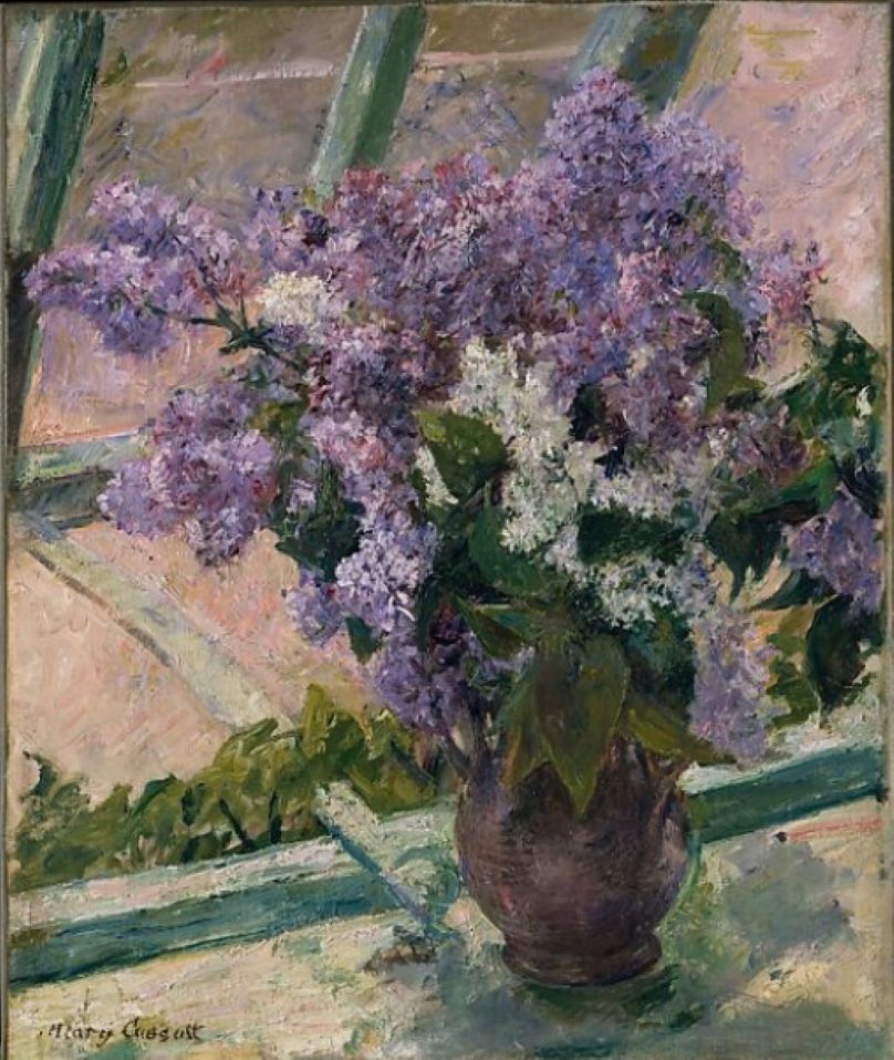 Lilacs in a Window (Vase de Lilas a la Fenetre)