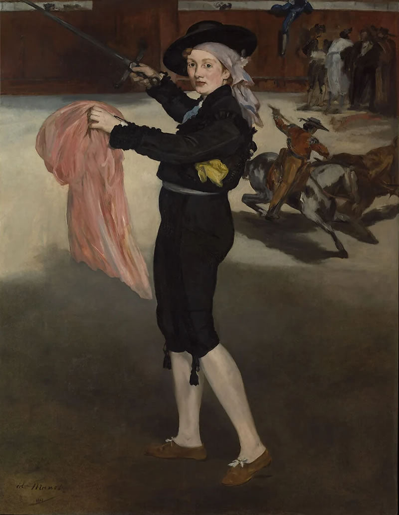 Mademoiselle V. . . in the Costume of an Espada