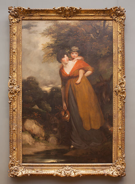 Mrs. Richard Brinsley Sheridan (Hester Jane Ogle, 1775/76–1817) and Her Son (Charles Brinsley Sheridan, 1796–1843)