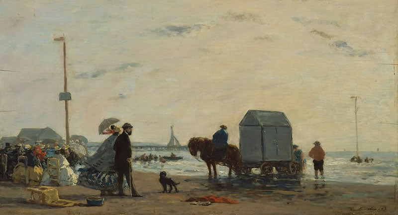 On the Beach at Trouville