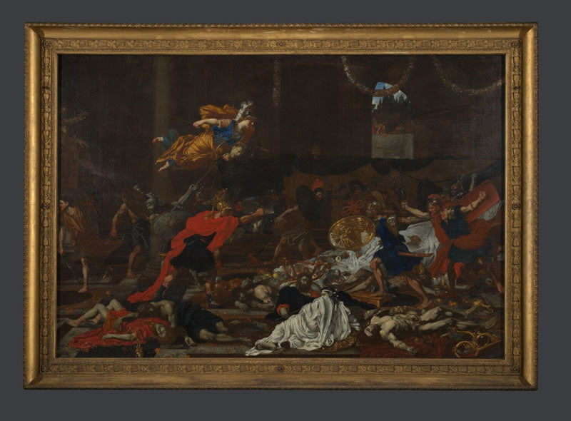 Perseus turning the Followers of Phineus into Stone