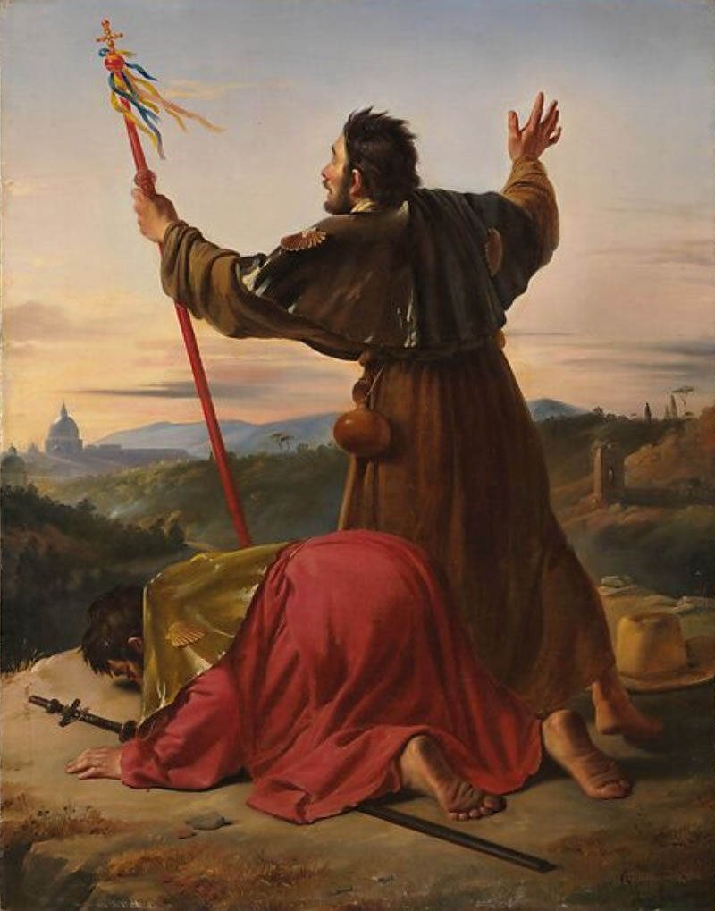 Pilgrims Arriving at Rome during the Jubilee