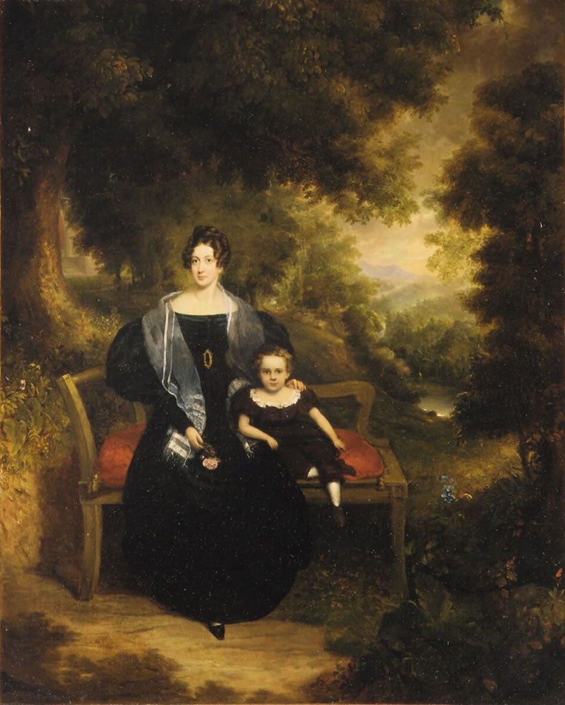 Portrait of a Lady and Child
