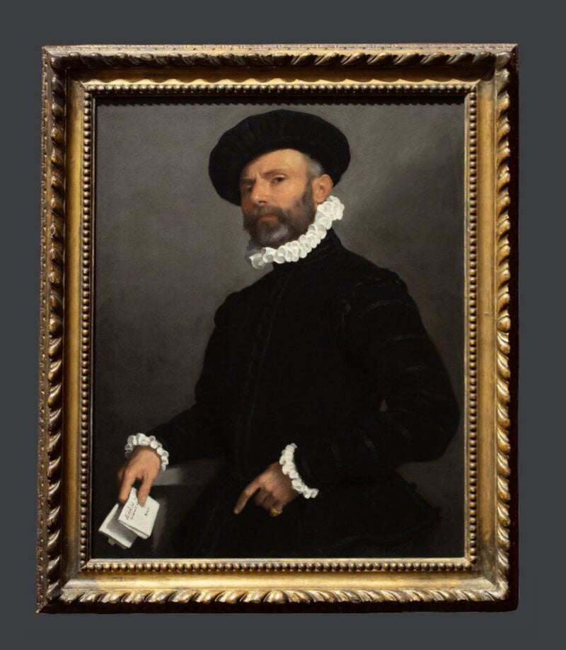 Portrait of a Man holding a Letter ('L'Avvocato')