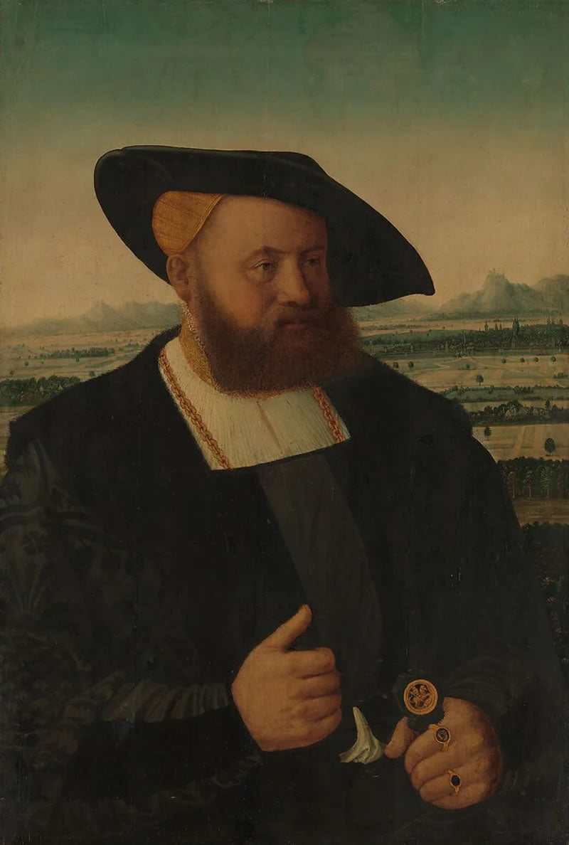 Portrait of a Man with a Moor's Head on His Signet Ring