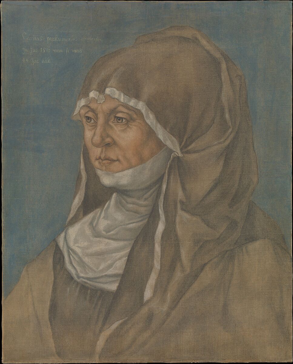 Portrait of a Woman, Said to Be Caritas Pirckheimer (1467–1532)