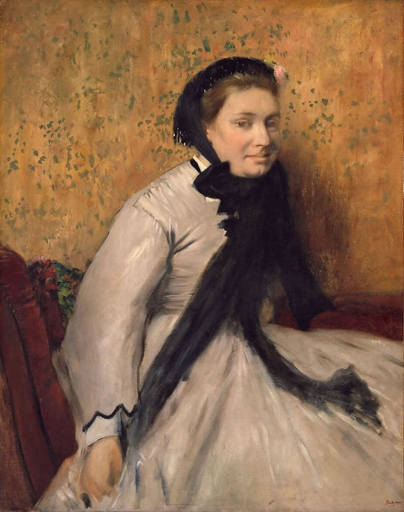 Portrait of a Woman in Gray