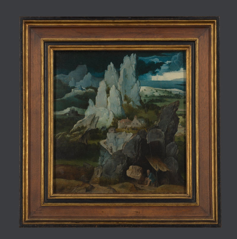 Saint Jerome in a Rocky Landscape