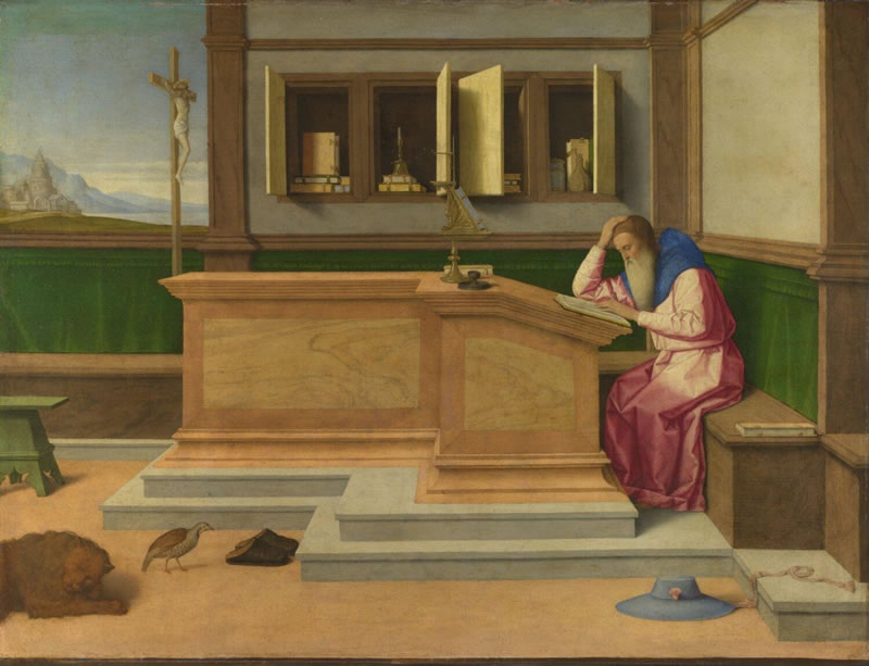 Saint Jerome in His Study