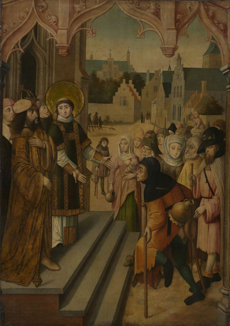 Saint Lawrence Before the Prefect